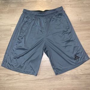 Gray Adidas Gym Shorts Medium